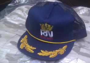 BASEBALL CAP Braided Peak - Royal Navy